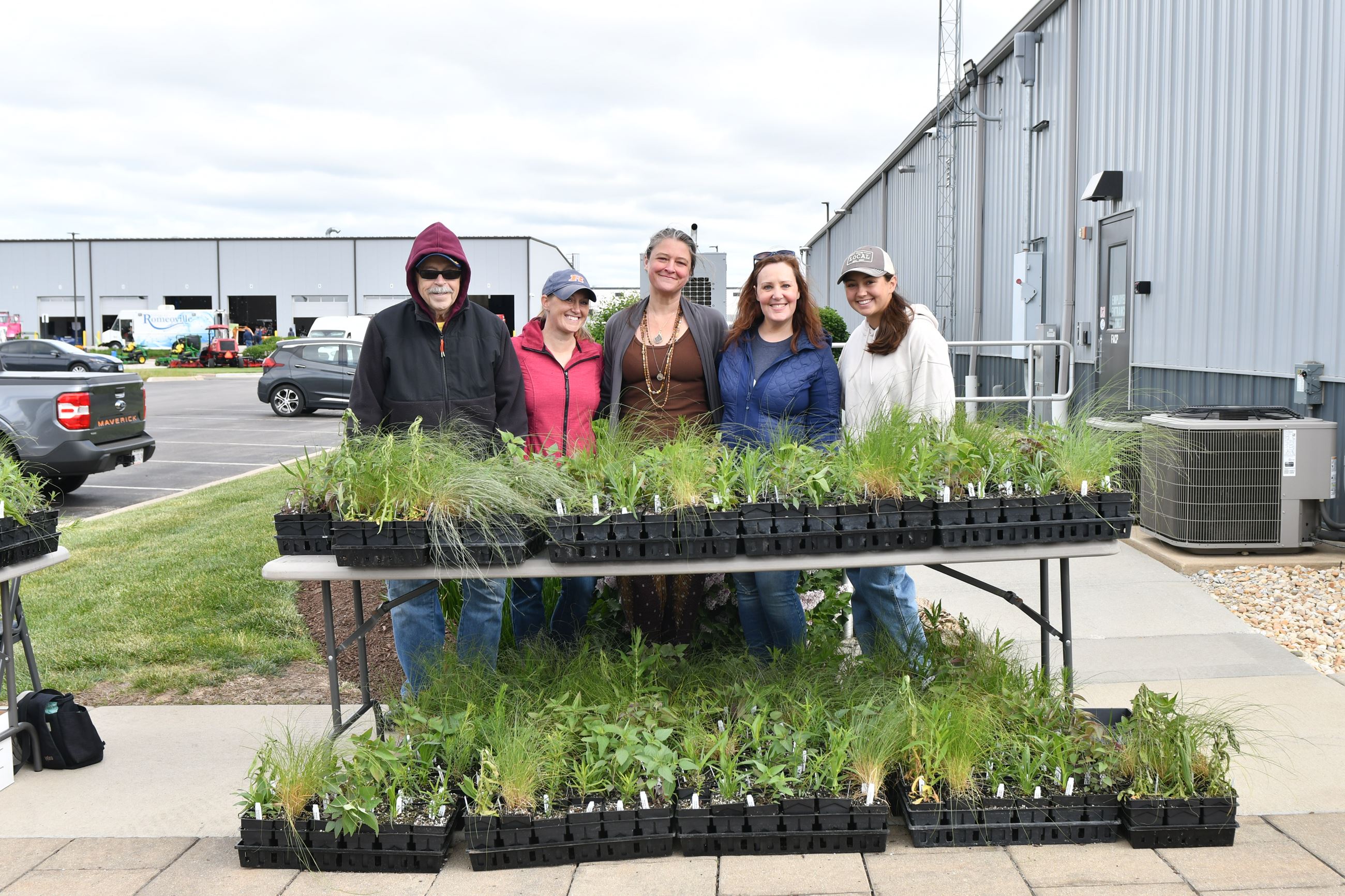 Picture of Monarch butterfly kits purchased by residents and picked up at Public Works Open House