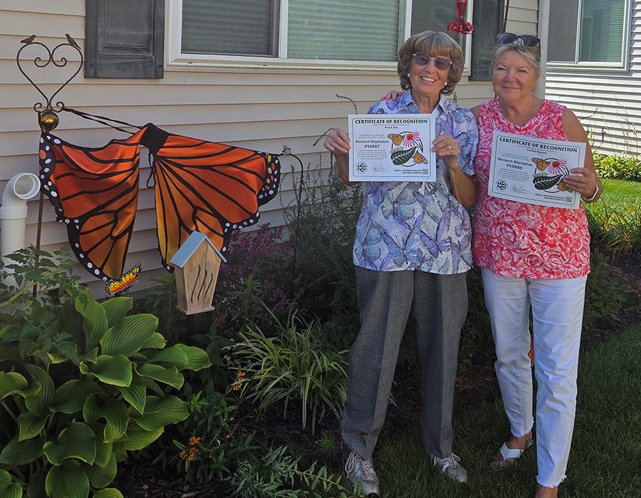 JessAnn Randich and Mary Bell Monarch Waystations