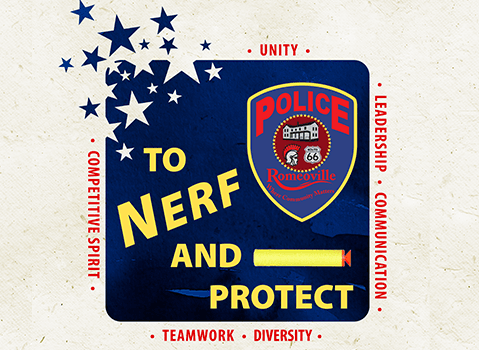 To Nerf and Protect Logo