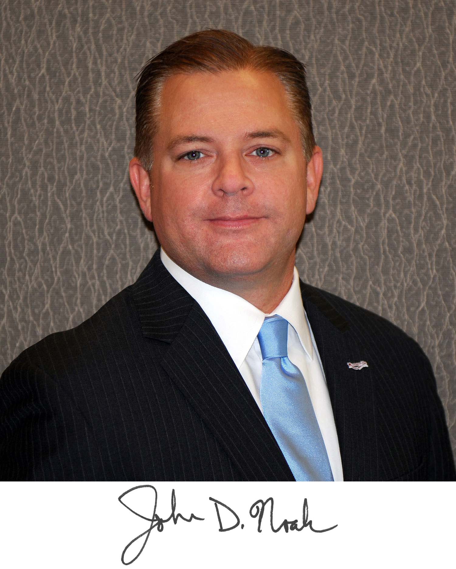 Mayor Noak and his signature